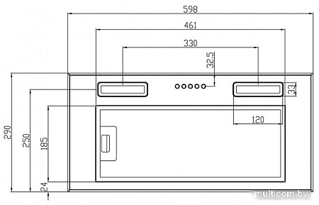 Кухонная вытяжка Schtoff Elemento 60 (черный)