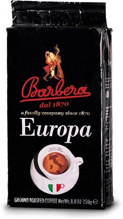 Кофе Barbera Europa молотый 250 г