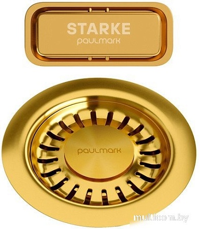 Слив-перелив Paulmark PM6024-BG (золотой/брашированное золото)