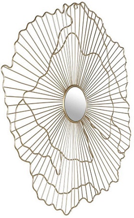 Зеркало Eglo Esashi 425032 (сталь/зеркало, золотой)