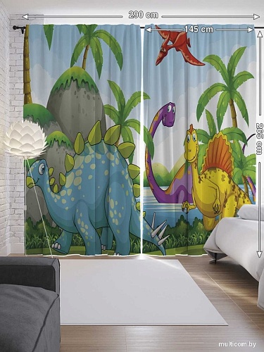 JoyArty Динозавры на водопое p_12664