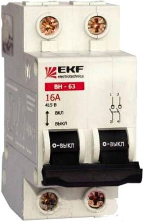 Выключатель нагрузки EKF ВН-100 2р 100А sl100-2