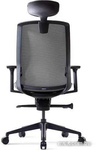 Кресло Bestuhl J1 Black Pl с подголовником (серый)