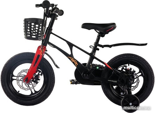 Детский велосипед Maxiscoo Air Pro 16 2024 (черный матовый)