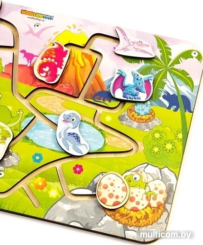 Лабиринт WoodLand Toys Динозавры 114111