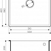 Кухонная мойка Omoikiri Tedori 54-U-PL (платина)