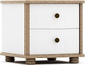 Тумба КМК Мебель 2Я Сальма 0990.15 (белый/дуб полярный/лофт сильвер пэлас)