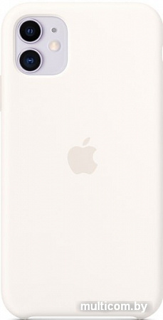 Чехол Apple Silicone Case для iPhone 11 (белый)