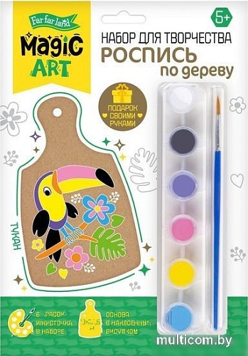 Набор для рисования Десятое королевство Роспись по дереву Тукан 04442