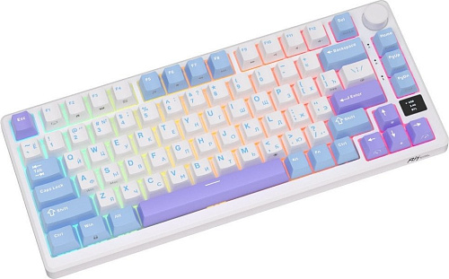 Клавиатура Royal Kludge RK-M75 RGB (Taro Milk, RK Silver)