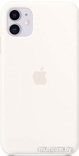Чехол Apple Silicone Case для iPhone 11 (белый)