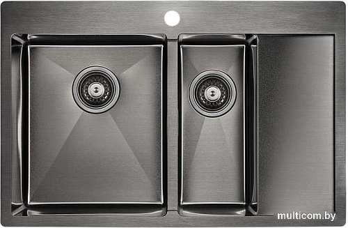 Кухонная мойка Paulmark PM227851-GML
