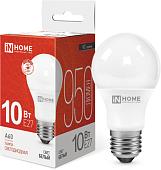 Светодиодная лампочка In Home LED-A60-VC 10Вт 230В Е27 4000К 950Лм 4690612020211