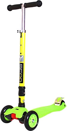 Самокат Y-Scoo Maxi Fix Simple 35 (зеленый)