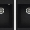 Кухонная мойка Elleci Quadra 200 Black K86