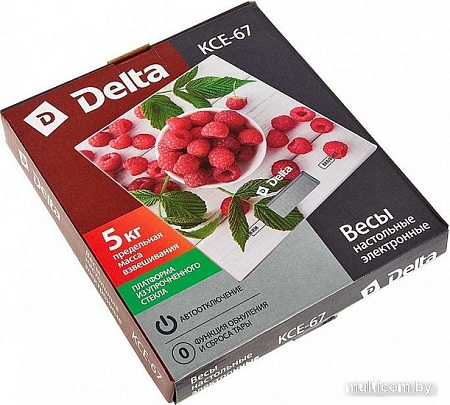 Кухонные весы Delta KCE-67 (малинка)