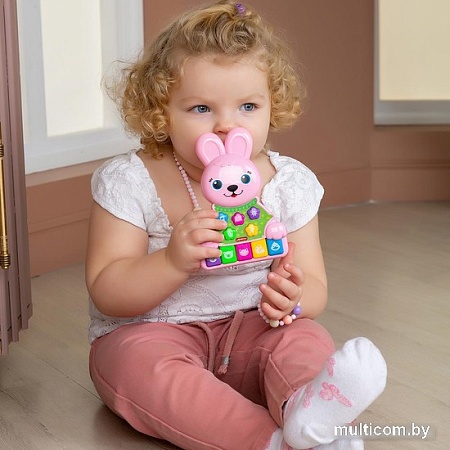 Развивающая игрушка Азбукварик Музыкальные зверята Зайчик 2524