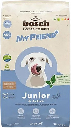 Сухой корм для собак Bosch My Friend+ Junior & Active 12 кг