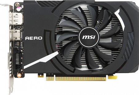 Видеокарта MSI GeForce GTX 1050 Ti Aero ITX OCV1 4GB GDDR5