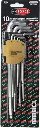 Набор ключей RockForce RF-5102XLB (10 предметов)