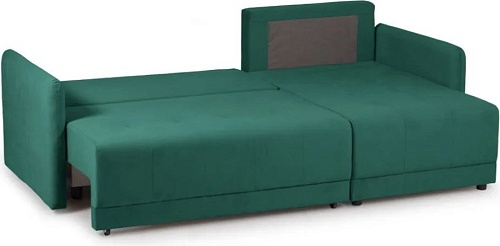 Угловой диван Mio Tesoro Скай 343 угловой (зеленый 892)
