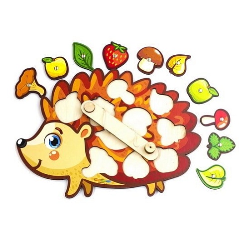 Магнитная рыбалка WoodLand Toys Ежик 062202