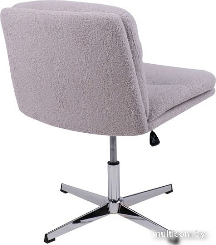 Офисное кресло AksHome Andre (букле, светло-серый CM2023-8/хром)