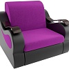 Кресло Лига диванов Меркурий 100678 80 см (фиолетовый/черный)