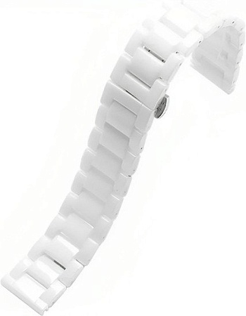 Браслет Rumi Ceramic 22 мм (жемчужный белый)