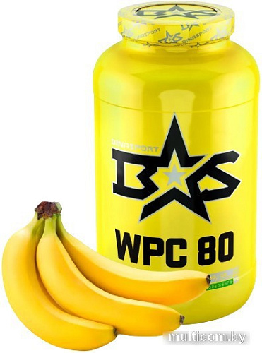 Протеин Binasport WPC 80 (2000г, банан)