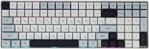 Клавиатура AULA S100Pro (белый/голубой/черный)