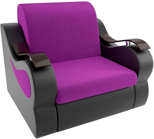 Кресло Лига диванов Меркурий 100678 80 см (фиолетовый/черный)