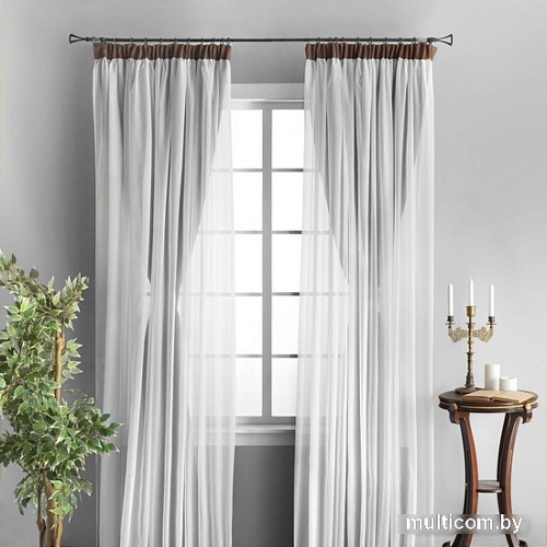 Комплект штор Pasionaria Милли 280x260 (2 шт, коричневый)