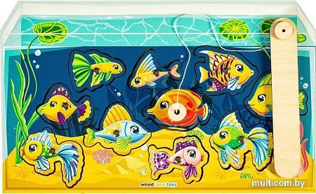 Магнитная рыбалка WoodLand Toys Рыбалка Аквамир 062300