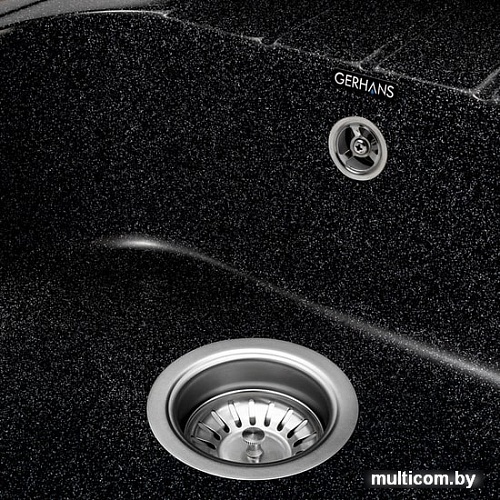 Кухонная мойка Gerhans B20 (черный)