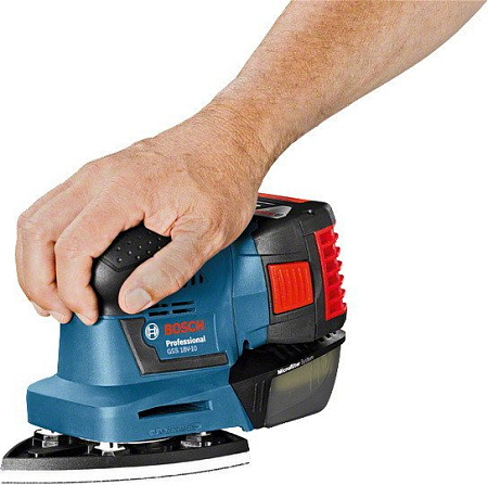 Виброшлифмашина Bosch GSS 18V-10 Professional [06019D0200]