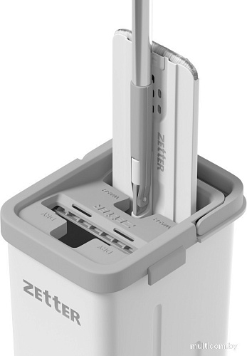 Швабра с отжимом Zetter S Home-bs-w (белый)