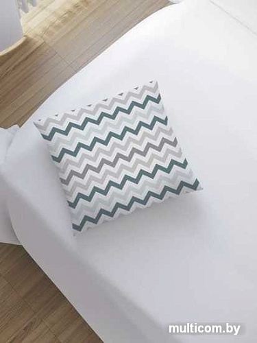 Чехол на подушку JoyArty Серость зигзагов sl_8048