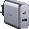 Сетевое зарядное Satechi 30W Dual Port Travel Charger (европейская вилка)