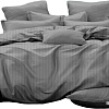 Постельное белье Pandora №1x1 17-1502 Серый Семейный (микрофибра-страйп)