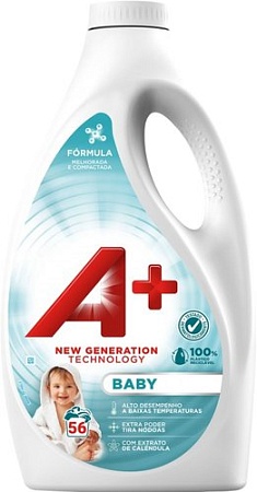 Гель для стирки A+ Baby (2.464 л)