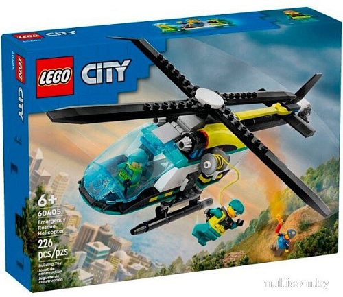 Конструктор LEGO City 60405 Аварийно-спасательный вертолет