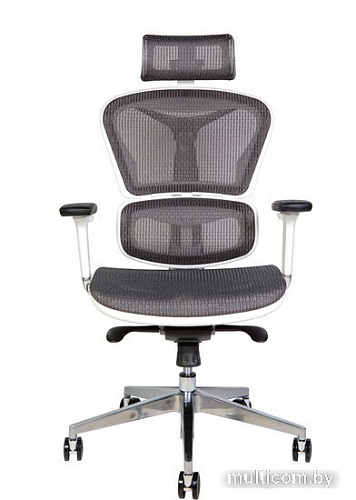 Кресло Norden Hero White YS-0810H-T(E+E)W (белый/серый)