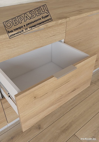 Готовая кухня Интермебель Микс Топ-7 2.2м без столешницы (графит серый/белый премиум)