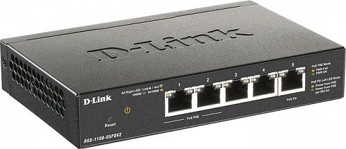 Коммутатор D-Link DGS-1100-05PDV2/A1A