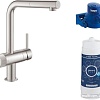 Смеситель Grohe Blue Pure Minta 119707 (суперсталь)