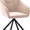 Стул Памир Босс F06 поворотный (светло-бежевый/черная опора)