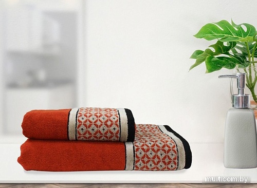 Полотенце Arya Laura 50x90 8680943231628 (кирпичный)
