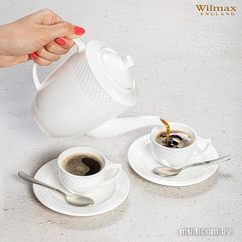 Чашка с блюдцем Wilmax WL-880107/AB