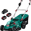 Газонокосилка Зубр Мастер ГКЛ-4336-42 (с 2-мя АКБ)